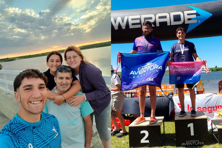 El piquense Nacho López, campeón en Córdoba: “La natación es agachar la cabeza y entrenar”
