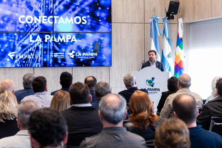 Conectividad: 22 localidades alcanzadas y un aumento de capacidad del 45% en La Pampa