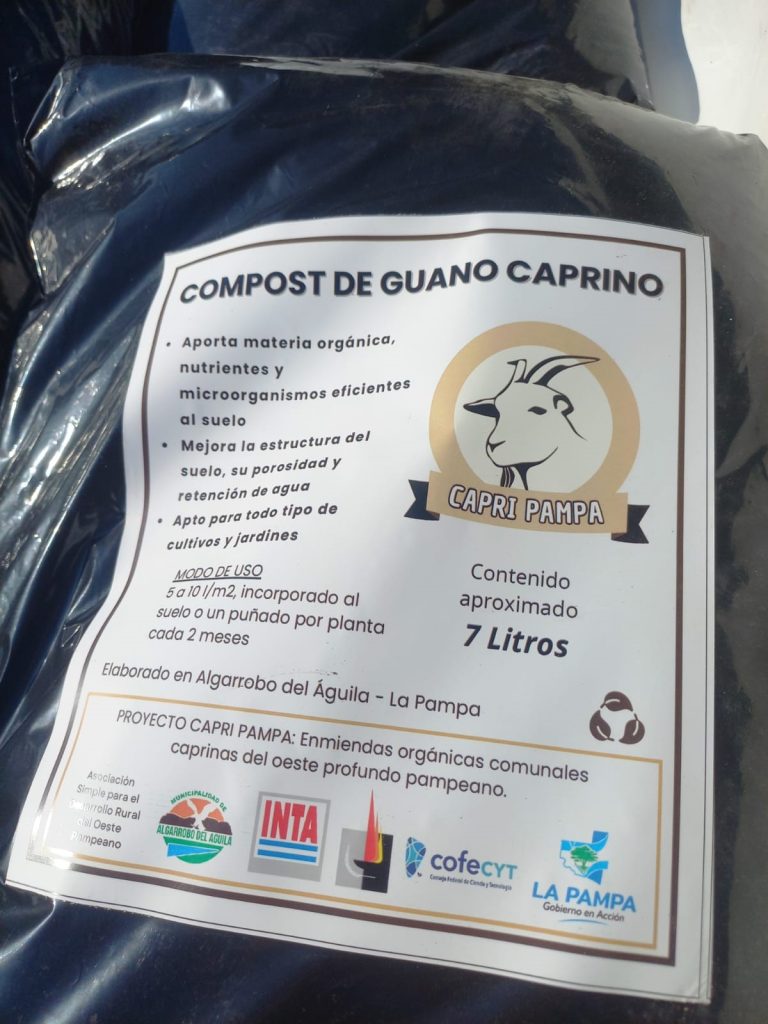 Producción de abonos orgánicos a partir de guano caprino en Algarrobo del Águila