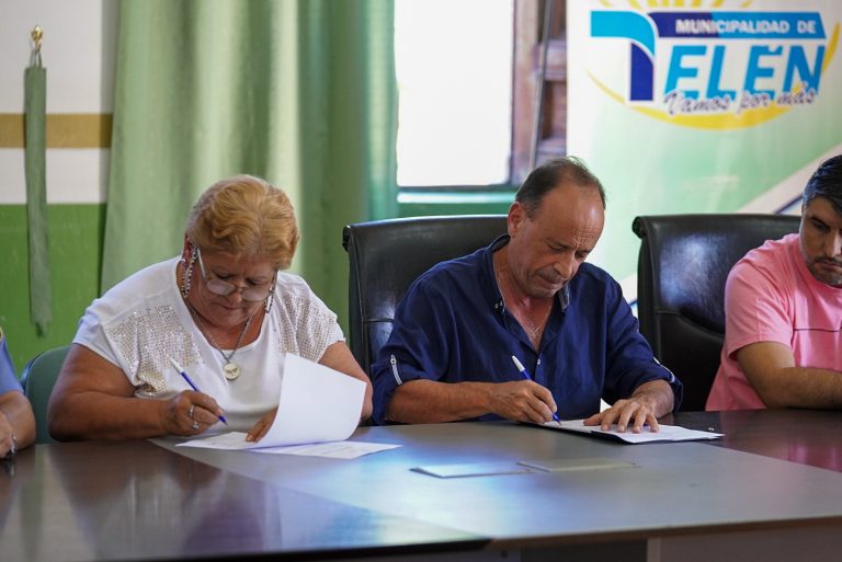 Gobierno firmó convenio de cooperación en videovigilancia con Telén