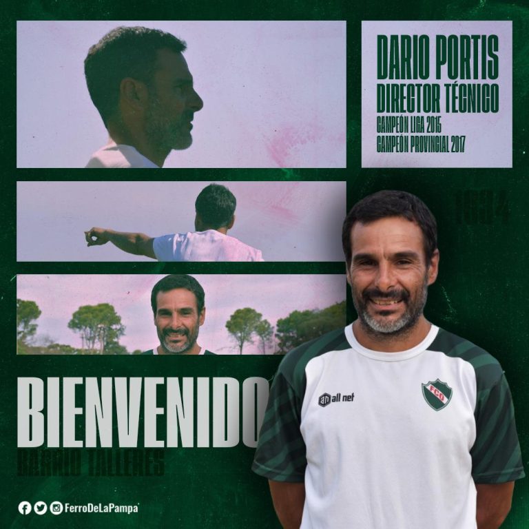 Ferro confirmó a Darío Portis como entrenador del primer equipo