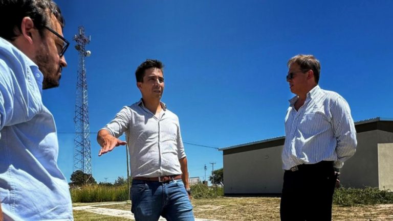Recorrida por obras que el Gobierno provincial está ejecutando en Realicó