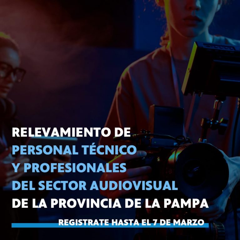 Convocan a relevamiento en el sector audiovisual