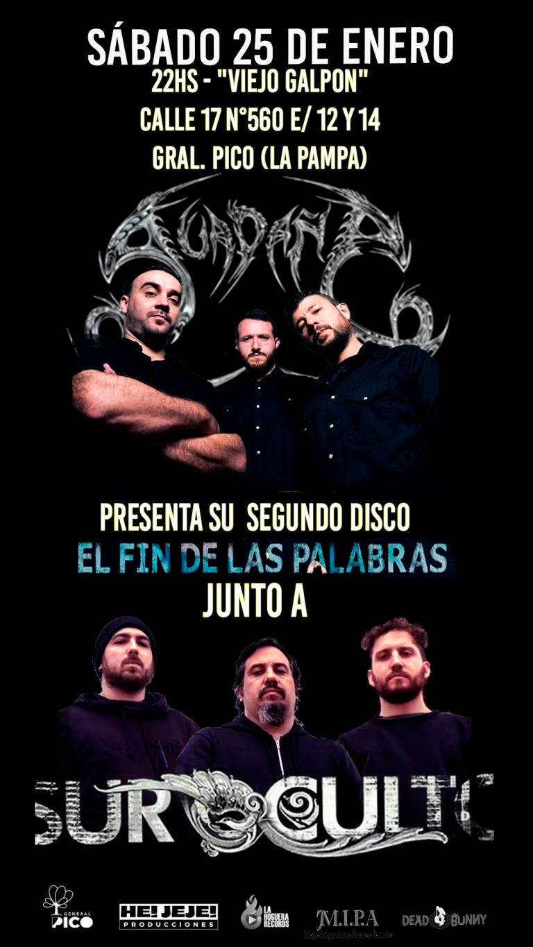 Guadaña presenta su nuevo álbum “El fin de las palabras” en una noche única en el Viejo Galpón