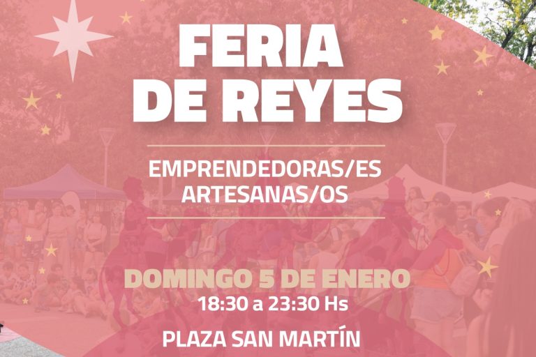 Este domingo la Feria de Reyes reúne a más de 150 emprendedores y artesanos en General Pico