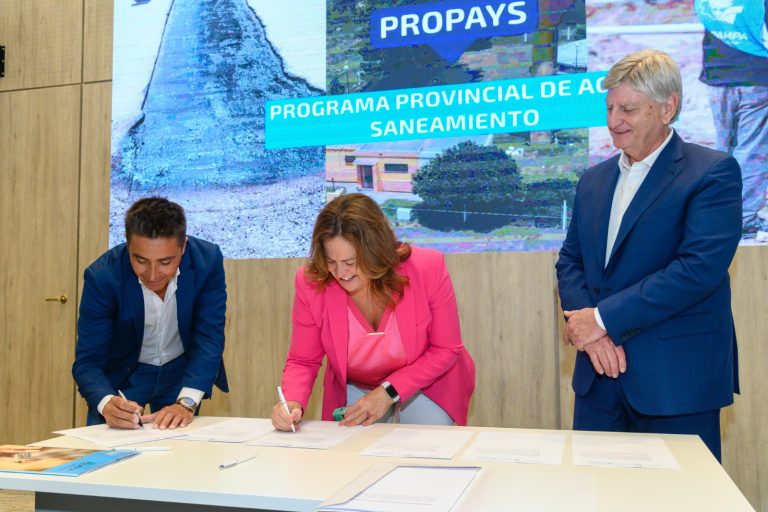 El detalle de las dos obras que firmó Fernanda Alonso para General Pico