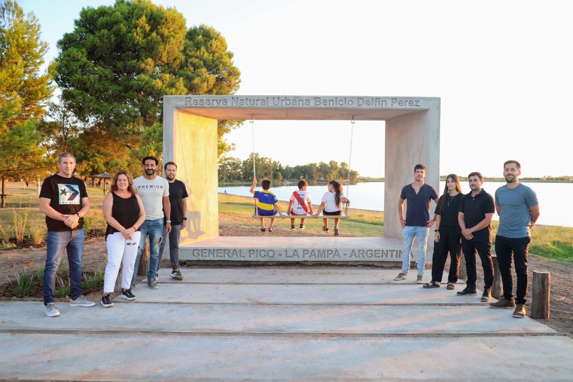 General Pico suma un nuevo atractivo turístico: inauguraron un Punto Fotográfico en la Reserva Natural Urbana