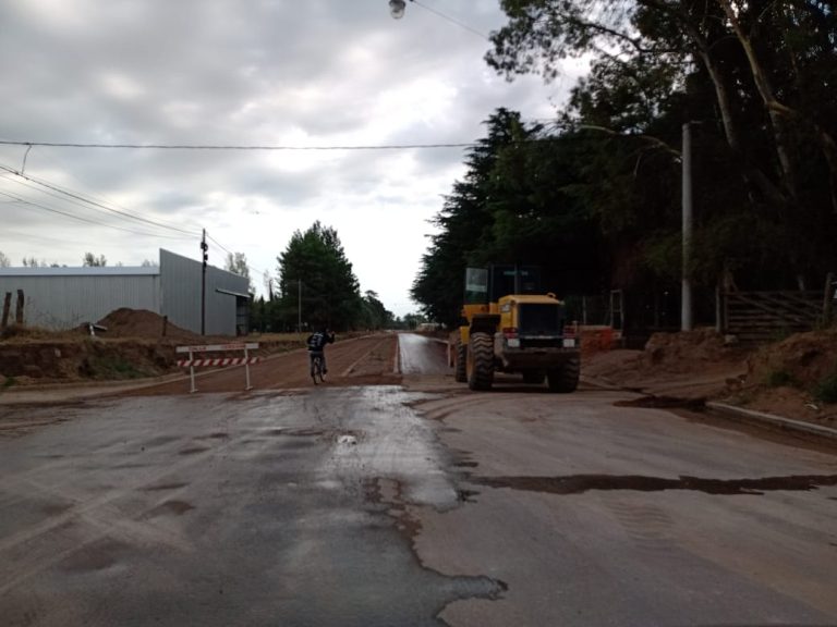 General Pico: cierres de calles en barrio Sur por obras de asfalto hasta el 31 de enero