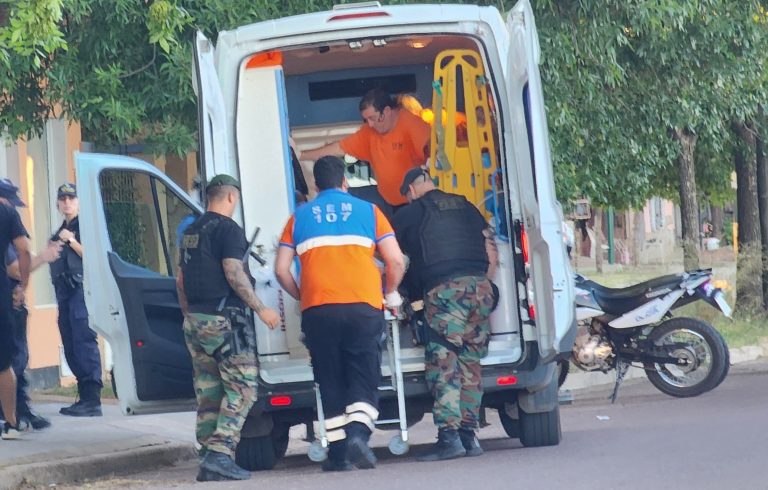 Grave hecho: una persona recibió un disparo de arma de fuego y lo trasladaron urgente al Hospital local