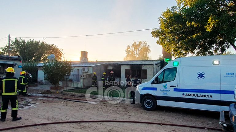 Tragedia en Eduardo Castex: una mujer murió en el incendio de su vivienda