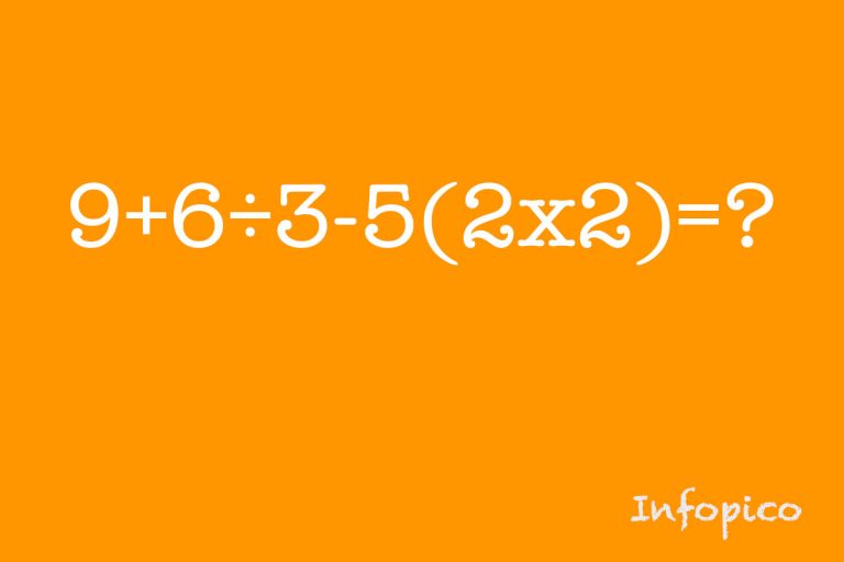 Reto del día: desafío para mentes rápidas, ¿Cuánto es 9 + 6 / 3 – 5 (2 x 2)?