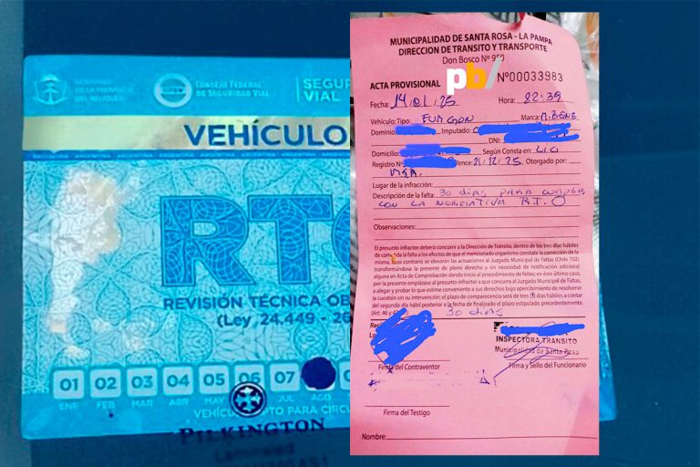 ¡Atención conductores!, la Municipalidad de Santa Rosa ya exige la RTO: las multas inician en 300 mil pesos