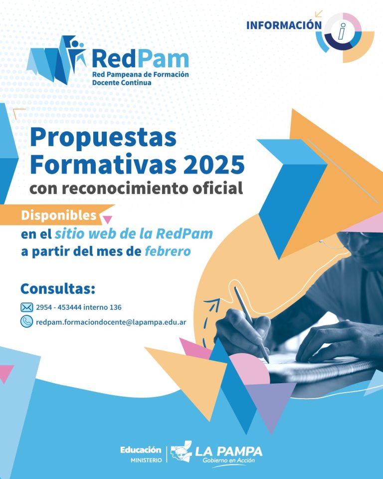 Docentes: oferta de formación docente con más de 90 propuestas para 2025 con reconocimiento oficial