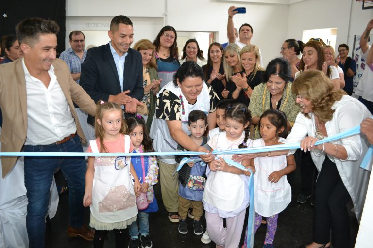 Inauguraron obras educativas en Colonia El Sauzal