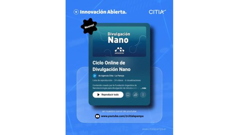 Lanzamiento del Ciclo de Charlas Nano en la Plataforma de YouTube de CITIA