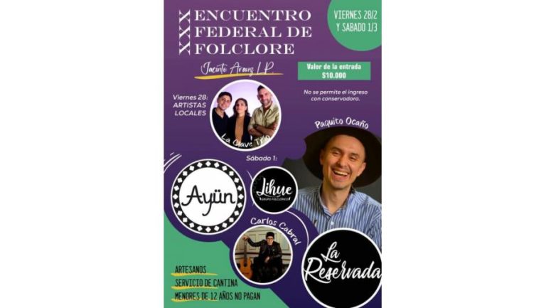La Pampa vibra con su agenda cultural: Carnavales, festivales y fiestas populares en todo el territorio