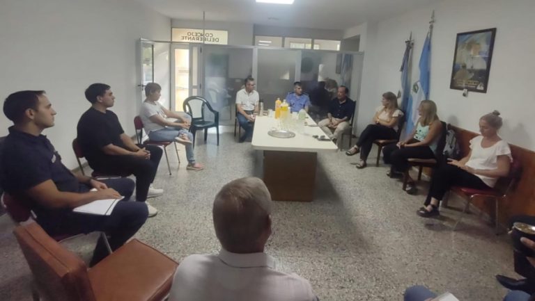 Evaluaron estrategias en materia de seguridad en Falucho, Alta Italia y Ojeda