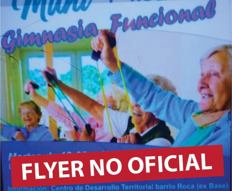 Advierten sobre intentos de estafa en inscripciones a la Colonia de Personas Mayores