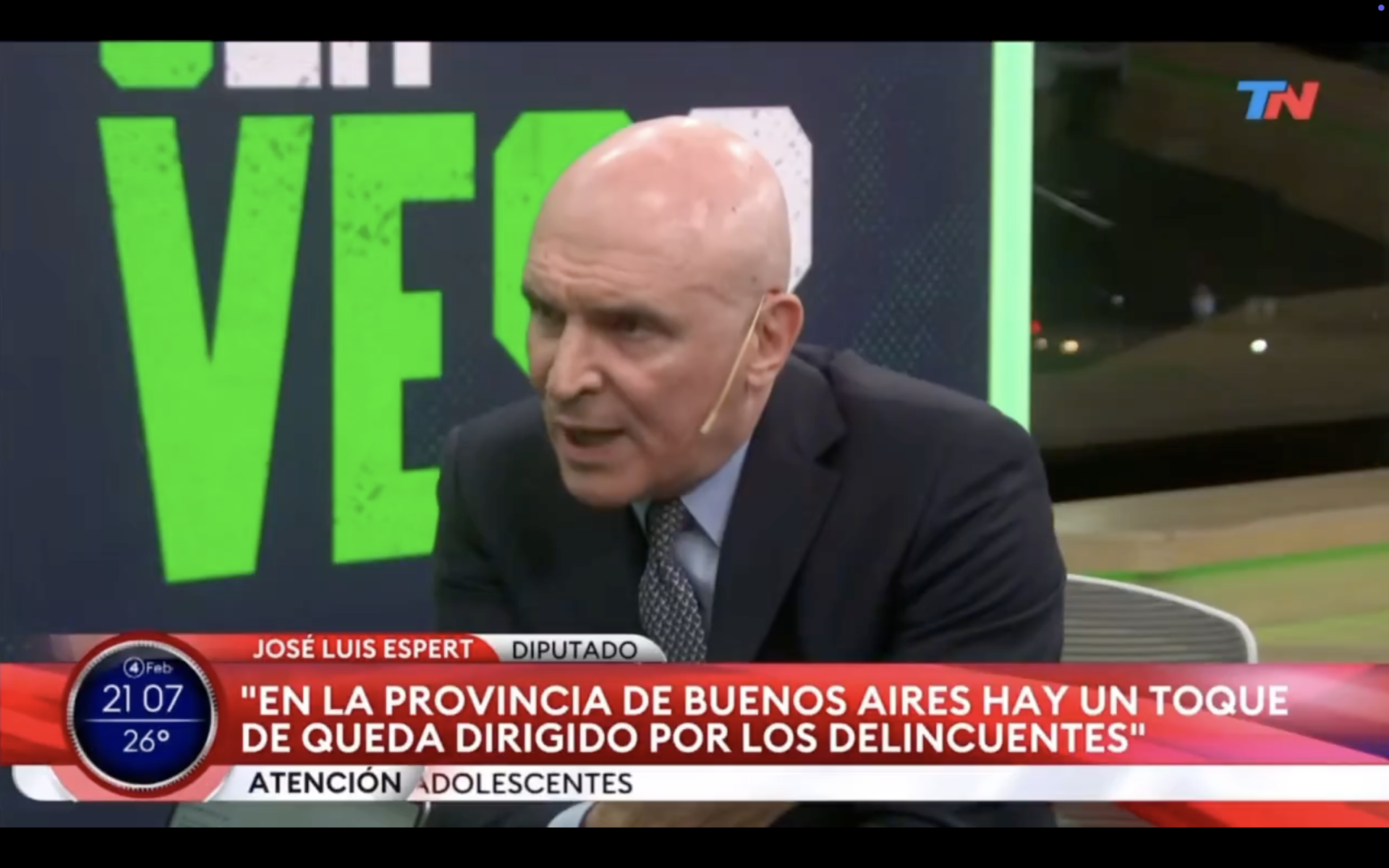“Hoy, se c… de risa frente al policía”: José Luis Espert pide “llenar de agujeros” a los delincuentes