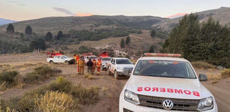 Bomberos de La Pampa continúan trabajando en los incendios de Neuquén