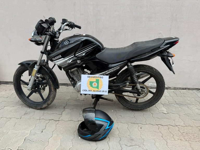 Recuperan motocicleta robada en cuestión de horas en Intendente Alvear