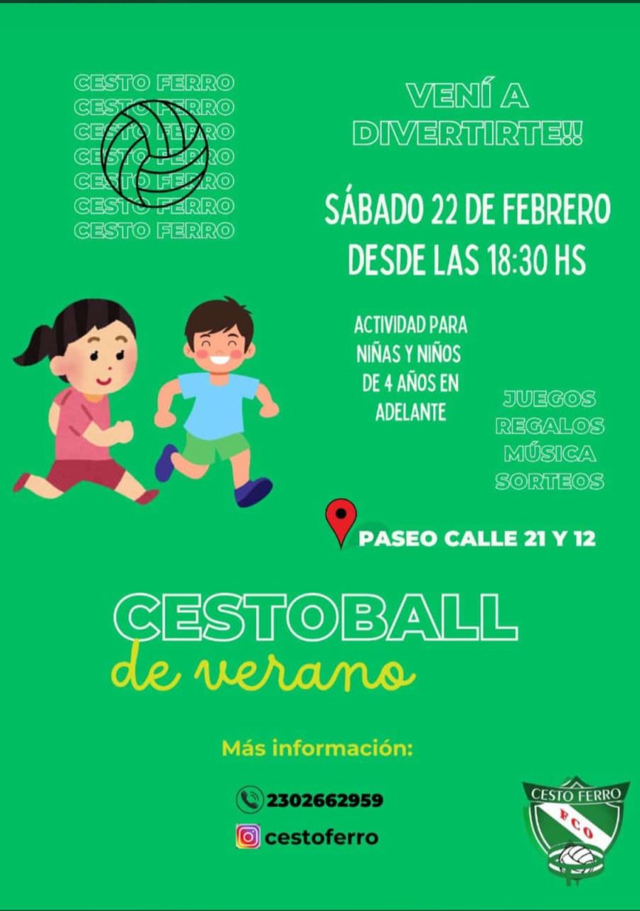 Cestoball de Verano: una propuesta para los Más pequeños en General Pico