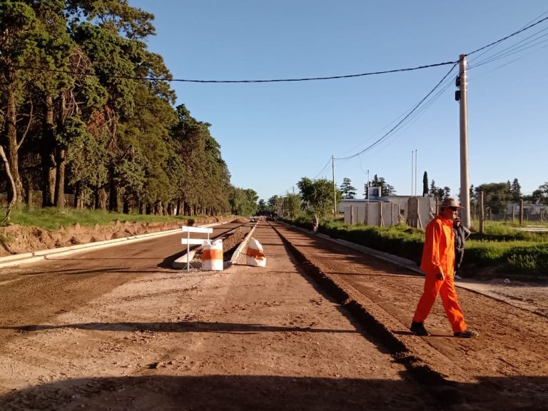 Obra de asfalto en barrio Sur: los cortes de calles para esta semana