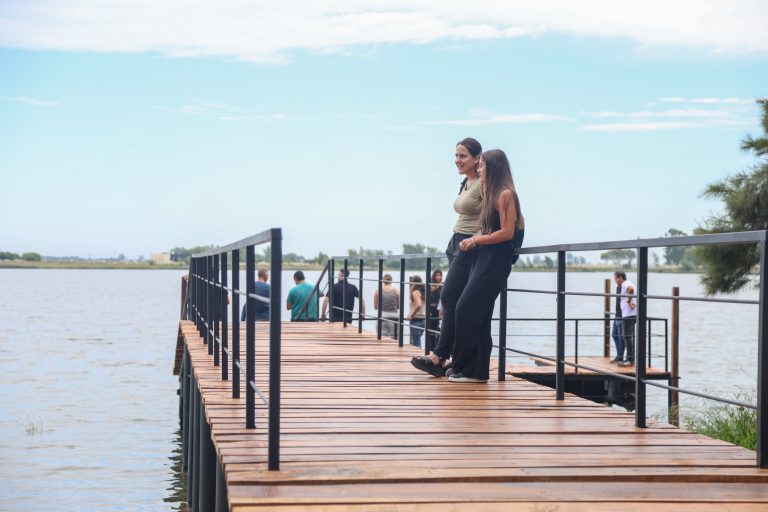 Inauguraron un muelle en la Reserva Natural Urbana “Benicio Delfín Pérez”