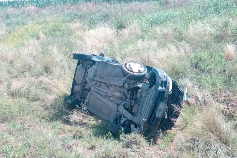 Accidente en Ruta 1: mujer de 38 años sufre siniestro cerca de Trebolares
