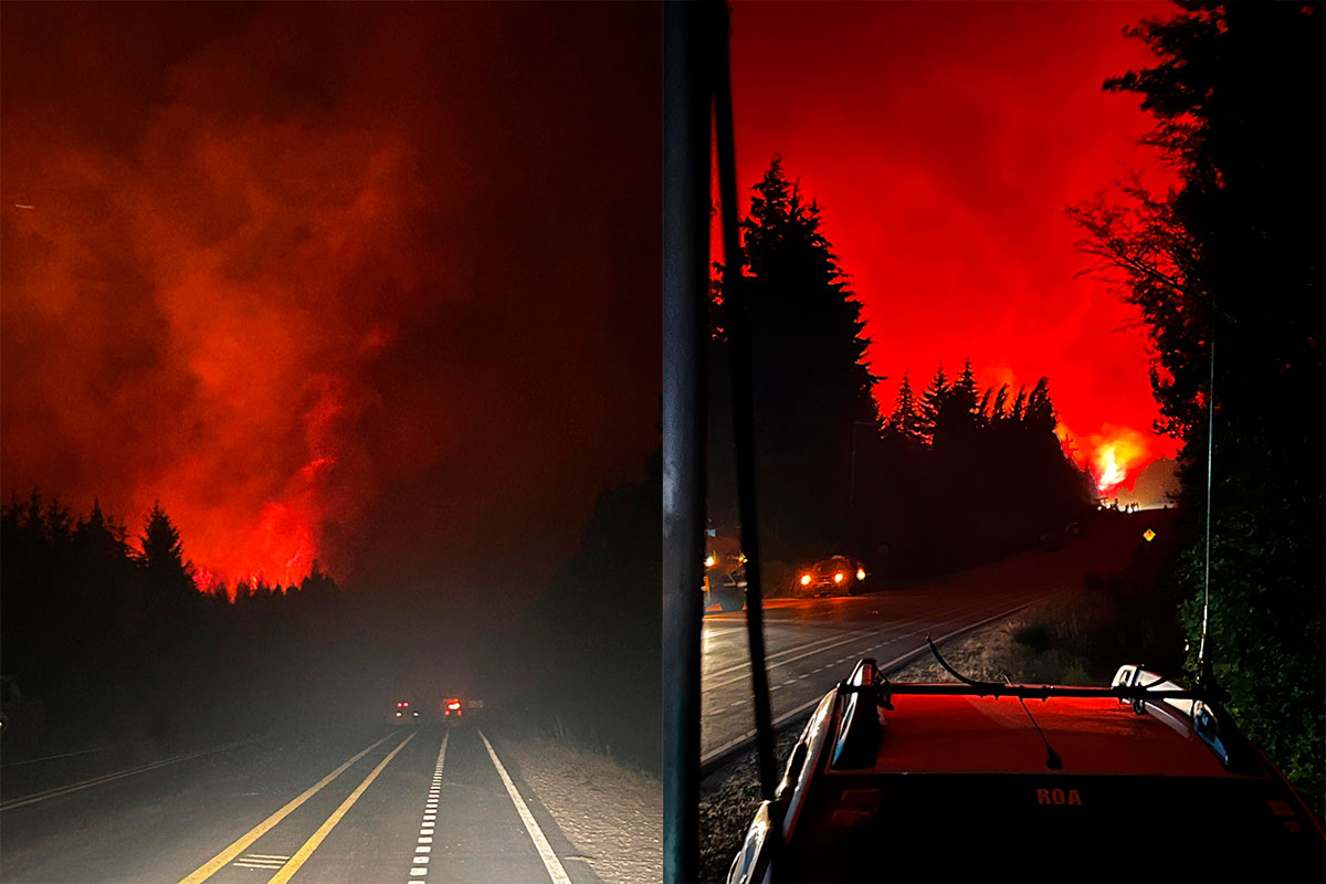 El Bolsón en llamas, la angustia prevalece: el relato de un piquense desde la zona cero de los incendios