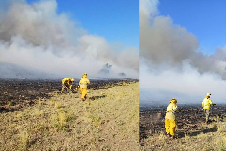 Fin de semana de fuego en La Pampa: tormenta eléctrica desató múltiples incendios, pero ya fueron controlados