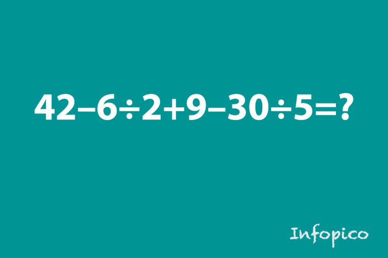 Reto del día: contarás con solo 8 segundos para tratar de resolver el ejercicio matemático