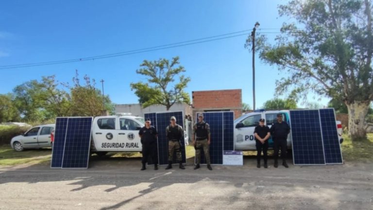 Recuperaron en la provincia de Buenos Aires ocho paneles solares sustraídos en La Pampa