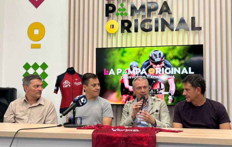 La Gran Fondo Italianíssima desembarca en La Pampa: una histórica competencia internacional de ciclismo llega a Toay