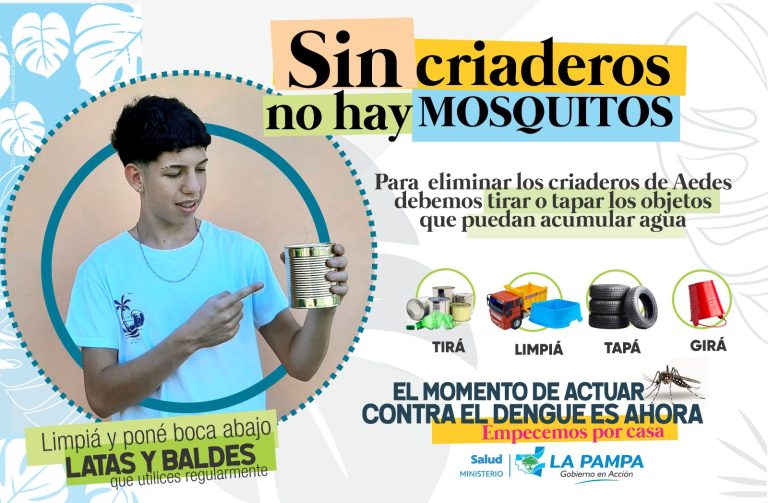 Se volvieron a duplicar los casos de Dengue en General Pico en solo una semana: 127 confirmados
