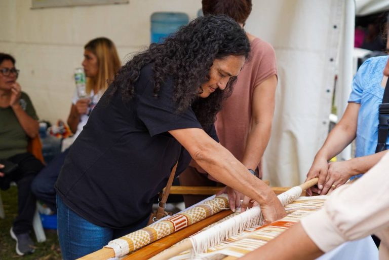 Muchos visitantes, movimiento comercial y show multitudinario en la “Expo Mercado Artesanal”