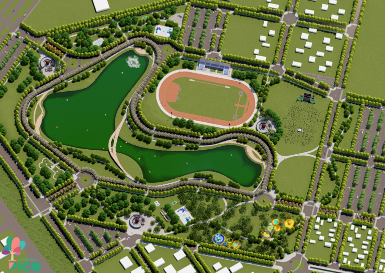 Mirá cómo será el futuro Parque Urbano de General Pico: lago central, deportes olímpicos y espacios para disfrutar en familia