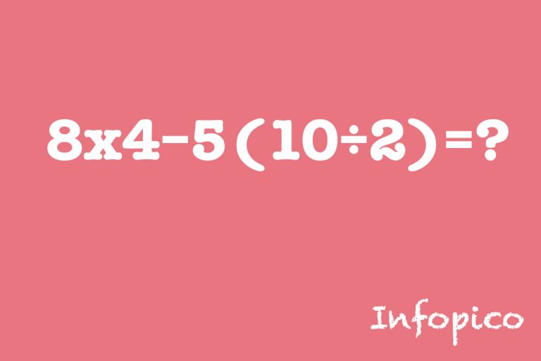 Reto del día: tratá de resolver el problema matemático en menos de 8 segundos