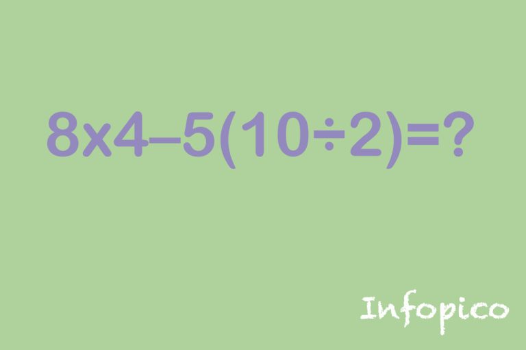 Reto del día: tratá de resolver el problema matemático en menos de 8 segundos