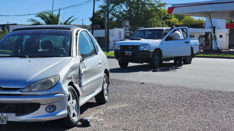 Choque en calle 9 y 120: dos hospitalizados
