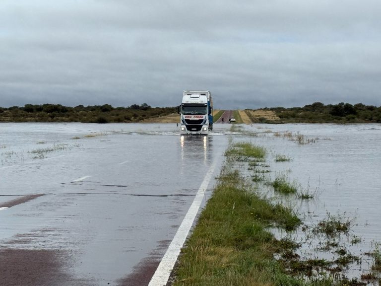 Alerta en La Pampa: Corte total en la Ruta 154 por acumulación de agua