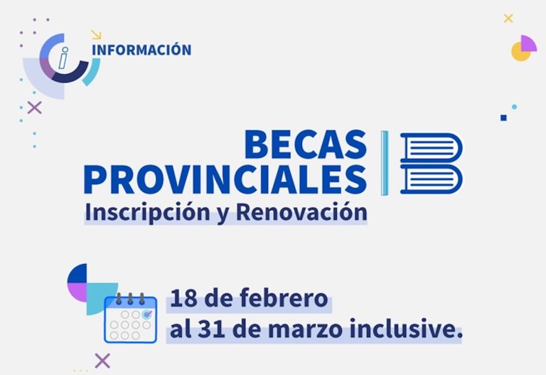 Becas Provinciales: el 31 de marzo finaliza el período de inscripción y renovación