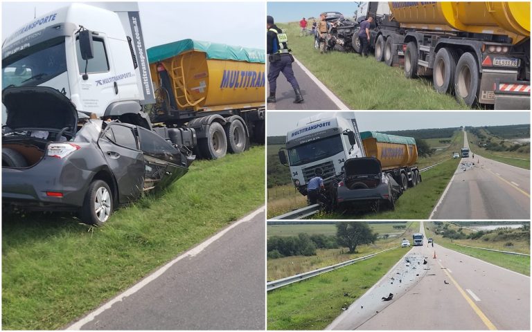 Choque frontal en la Ruta 35: una persona falleció en un accidente cerca de Ataliva Roca