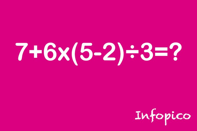 Reto del día: tratá de resolver el problema matemático en menos de 8 segundos