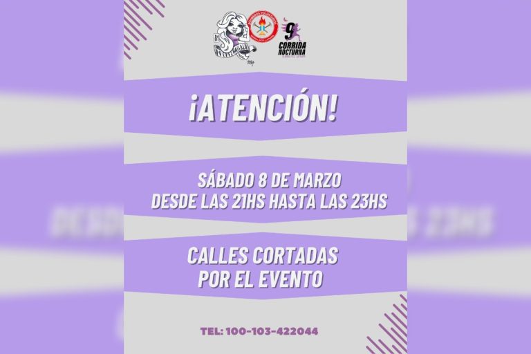 Mirá las calles afectadas y los horarios de la 9° correcaminata de Bomberos, este sábado, en homenaje al “Día Internacional de la Mujer”