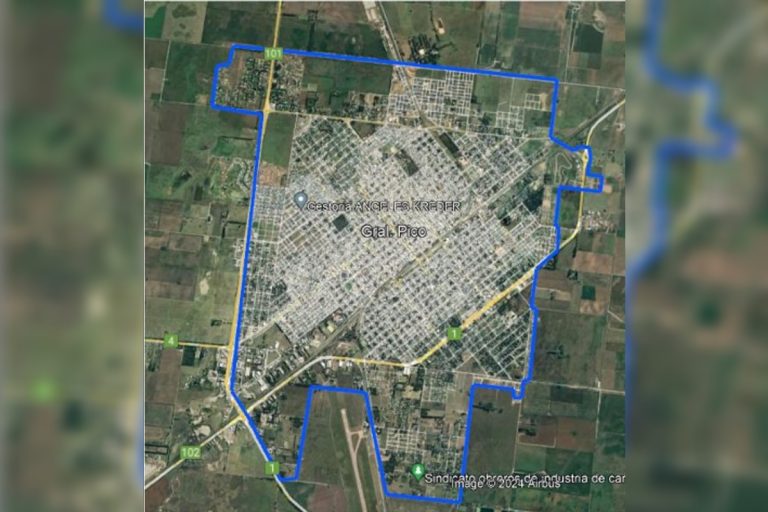 Realizan importante estudio topográfico en General Pico para abordar los problemas históricos de desagües pluviales