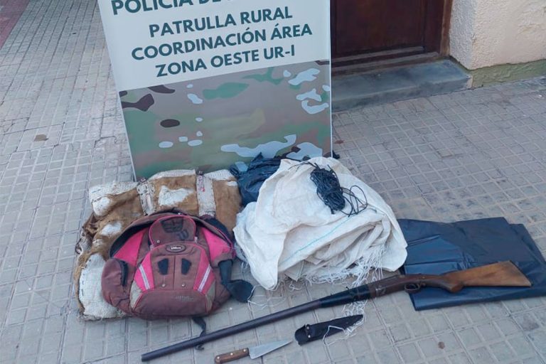 Evadieron el control y tiraron un arma: detenidos con antecedentes en Telén