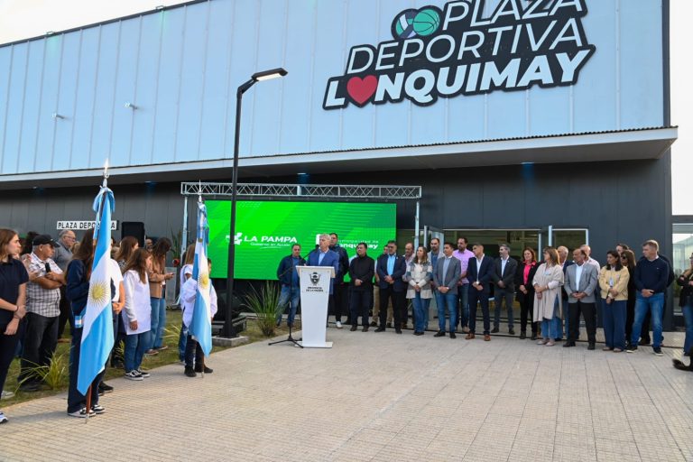 Ziliotto inauguró la Plaza Deportiva Lonquimay