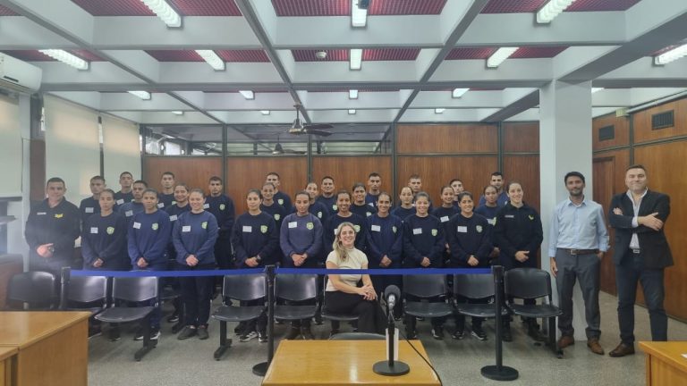 Alumnos del Instituto Superior Policial participaron de audiencias judiciales en General Pico