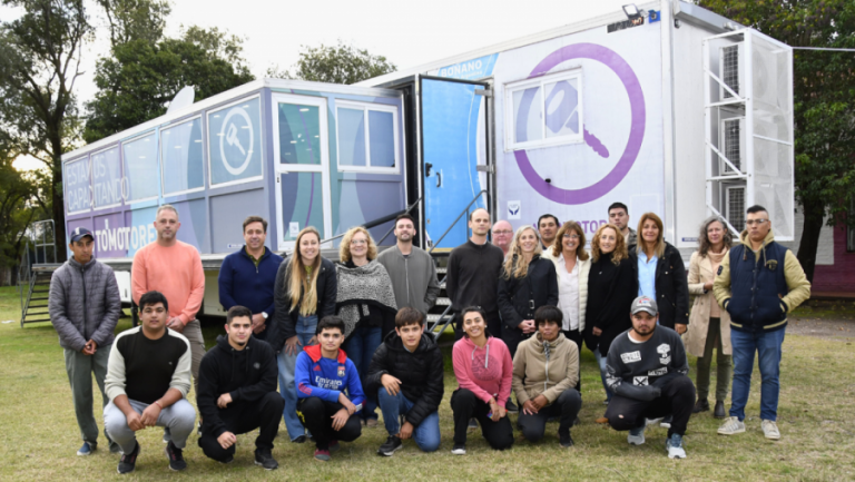 Inauguración de capacitaciones laborales en La Pampa: mecánica y soldadura
